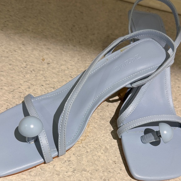 Elegant Blue Women's Sandals - Picture 2 of 4